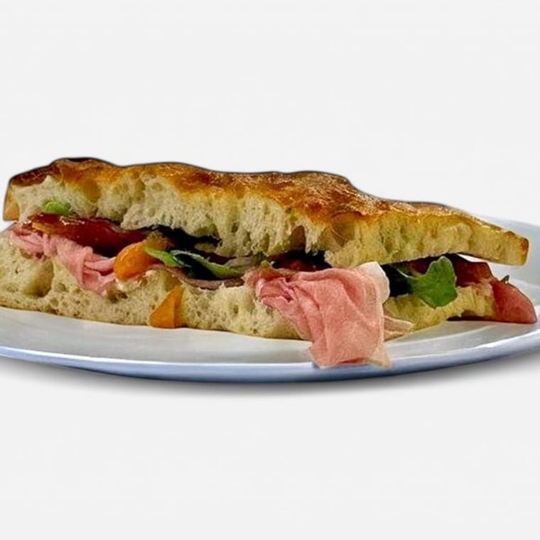 Sandwich Mortadela sa stracciatellom i pistacijem